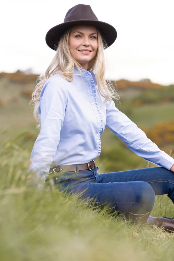 Lady Blouse Cotton Ruffled - Image 3